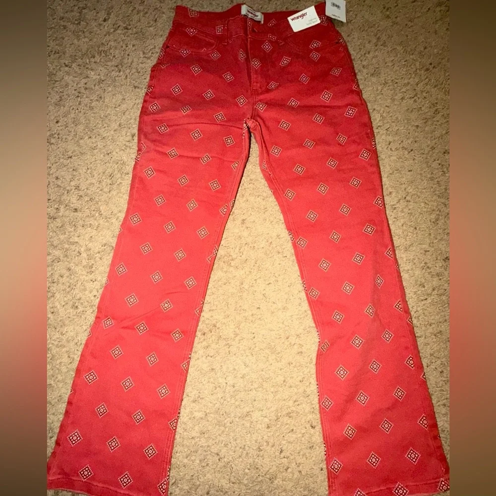 Wrangler High-Rise Bold Boot Jeans Bandanna Print - Picture 3 of 9